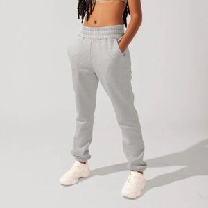 POPFLEX Cloud Rollover Sweatpant - Heather Grey (xs)